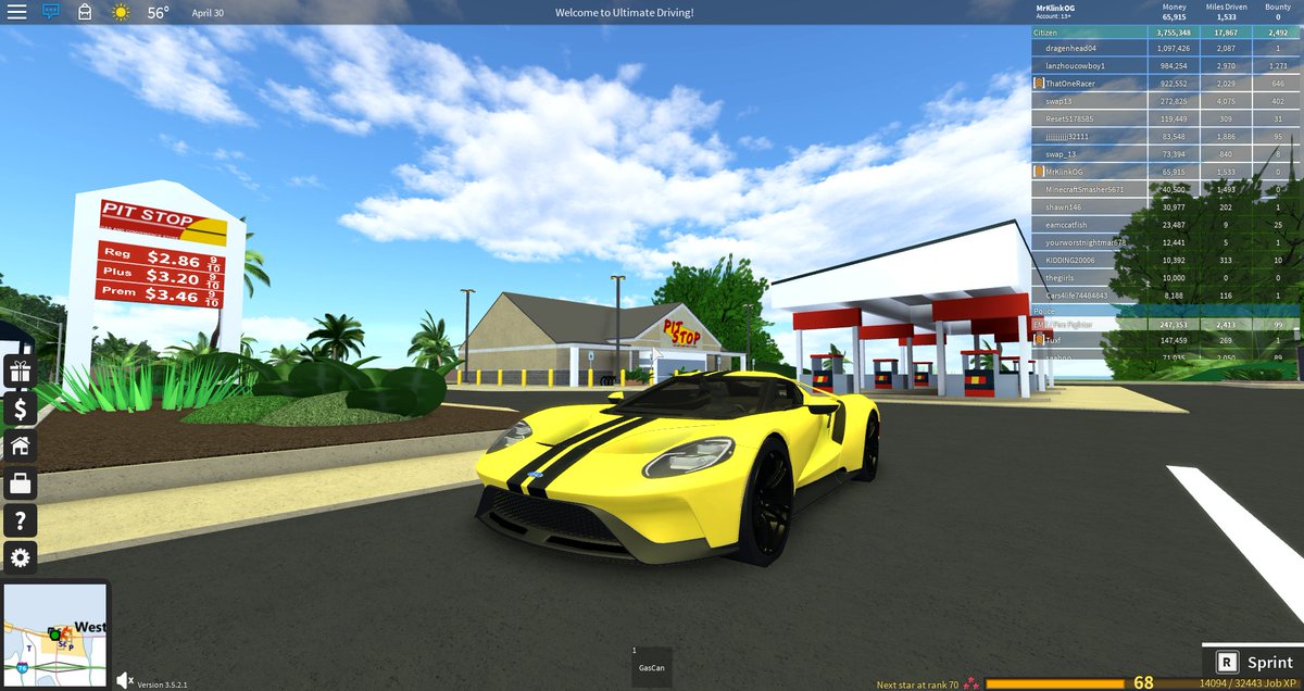 Mrklinkog On Twitter Fresh Upgrade Roblox Robloxultimatedriving Ford Gt Fordgt Lolbye - roblox ford gt