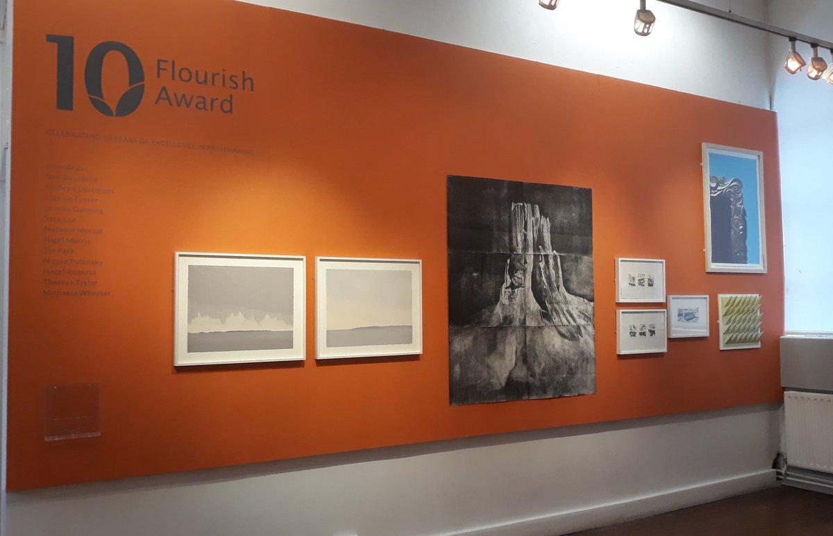 wyprintworkshop's tweet image. The tenth Flourish Award exhibition is now up and open until 27th October.  A really interesting mix of 13 artists from across the UK selected from open submission.  We will be profiling each artist over the next few weeks.