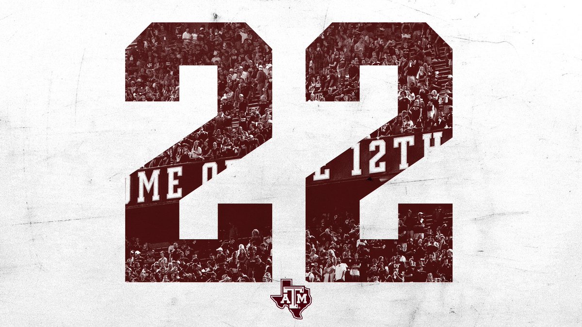 National noise.

The Aggies debut at No. 22 in this week's <a href="/AP_Top25/">AP Top 25</a> and Coaches polls.

#GigEm