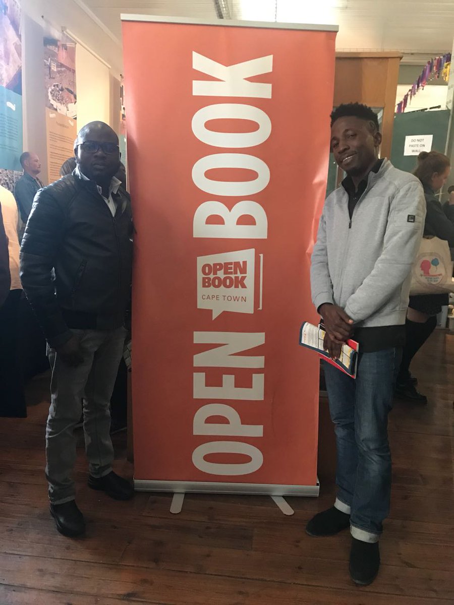 readittellit's tweet photo. @OpenBookFest @TopRadio909 @Exodusinity @georgnakanda @frankiemurrey #OBF2018 @LubabaloNgejane #TshepisoMashinini #AFROWS shout out to #SAembassy Nigeria https://t.co/mI9aEZLiWM