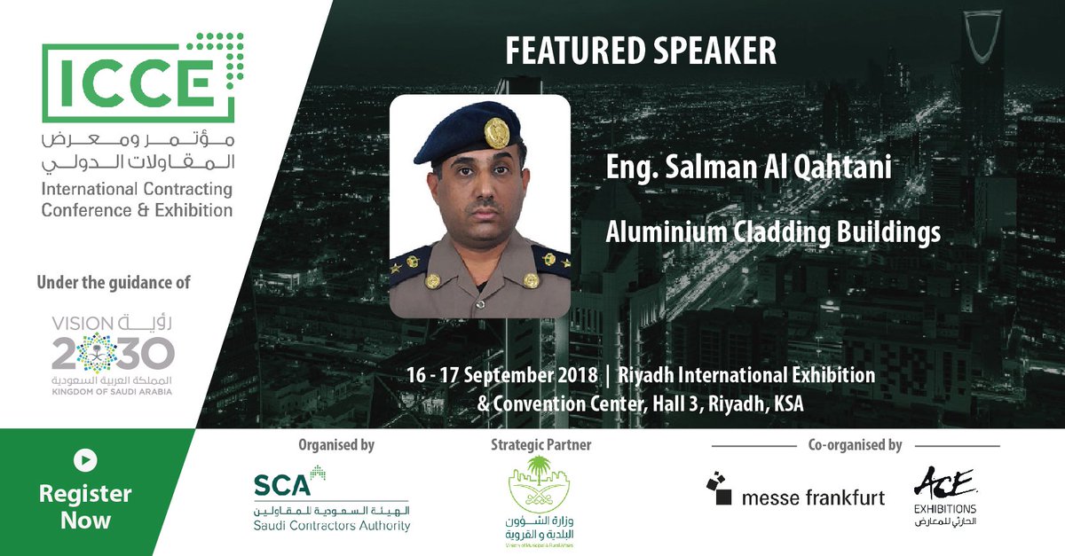 ICCE_KSA's tweet photo. #ICCE2018 Speakers:

Come and join us at the on-going  International #Contracting Conference &amp; Exhibition at #Riyadh  International Conventions &amp; Exhibitions Center

Register here: https://t.co/Jun9aS53SM

#construction #oilandgas #architect #messefrankfurt #SCA #contractors https://t.co/qeIp7RlPxg