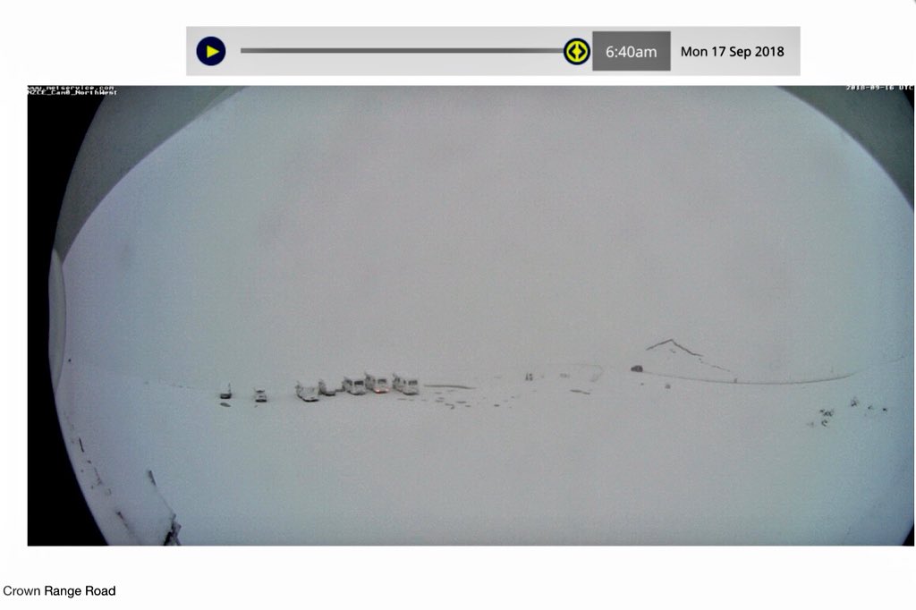 SNOW UPDATE (6:45am): Chains must be carried on the Crown Range. Flight cancelations and delays at Q’town Airport. 

Live updates here: thewanakasun.co.nz/wanaka-weather…