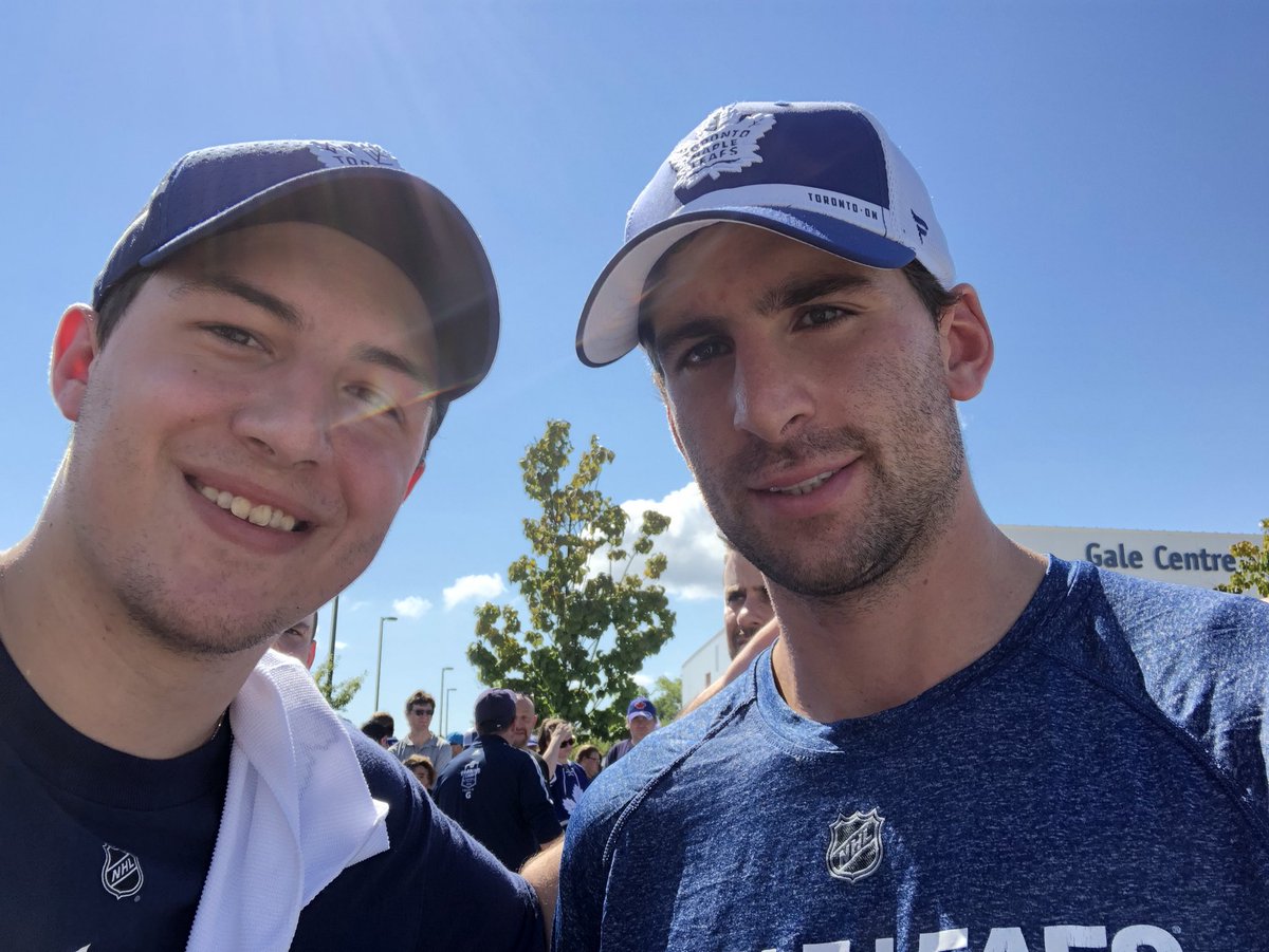 AndyPiluk's tweet photo. Had a great time at #LeafsTrainingCamp ! Thank you @MapleLeafs ! And oh by the way.. John Tavares is a Toronto Maple Leaf! https://t.co/L7NDQgk6XV