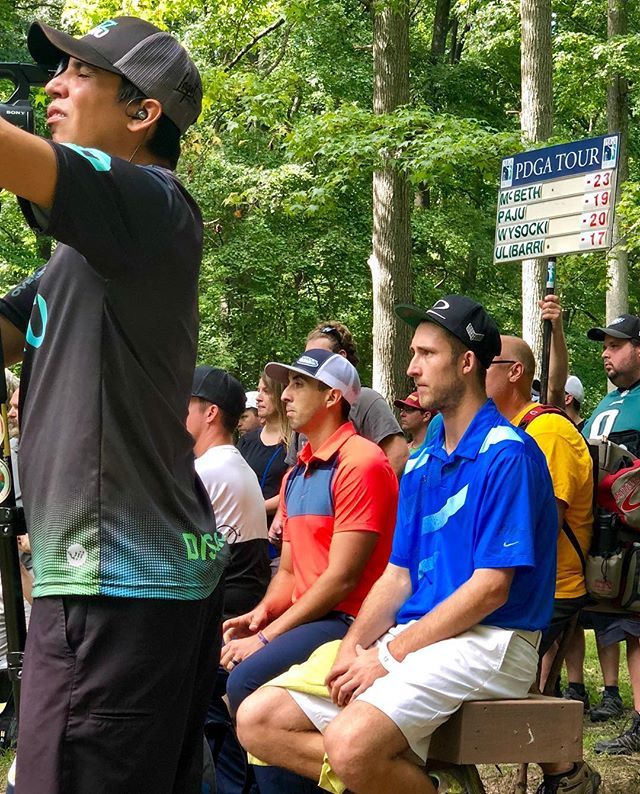 Intense focus from our leaders. The final round of The Delaware Disc Golf Challenge is heating up! #2018ddgc ift.tt/2NduIXX