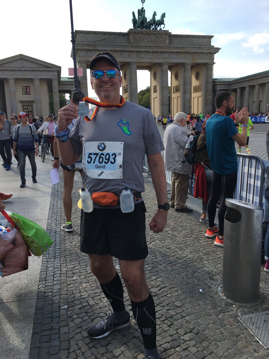 dhoward615's tweet photo. What a great race today at #Berlin42. Huge props to the team at #RunningLab for helping me succeed in my aspiration to be a runner!  Watch out #FreepMarathon, I’m coming for you next! https://t.co/hlk9WkKsh5