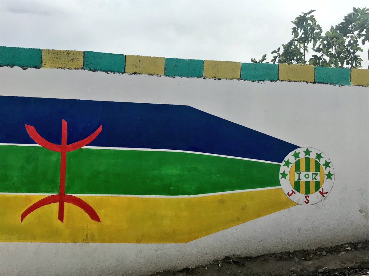 bylka613_'s tweet photo. Asked my cousin in Beni Ourtilane which team he supports, he replied “here everyone supports JS Kabylie, not JSM Béjaïa, not MO Béjaïa, not Sétif”, not hard to see that when you go around the area #Algeria #Ligue1DZ https://t.co/CgnAs9q7CC