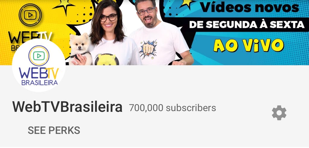 webtvbrasileira's tweet photo. 🎉🎉🎉Somos mais de 700K! Obrigada pelo carinho e apoio de todos vcs. Audiência P.I.C.A 👊🏼#800KWebTVbr https://t.co/IjzREi3E2R