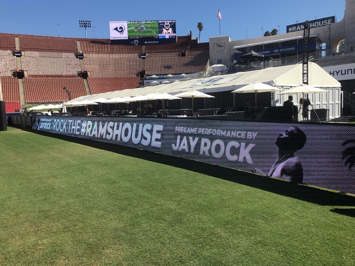 TopDawgEnt's tweet photo. #TDE @JayRock x @RamsNFL Who else at the game?! #Redemption available now! 
https://t.co/W2JmLNLkNT https://t.co/iGfHlC2b9l