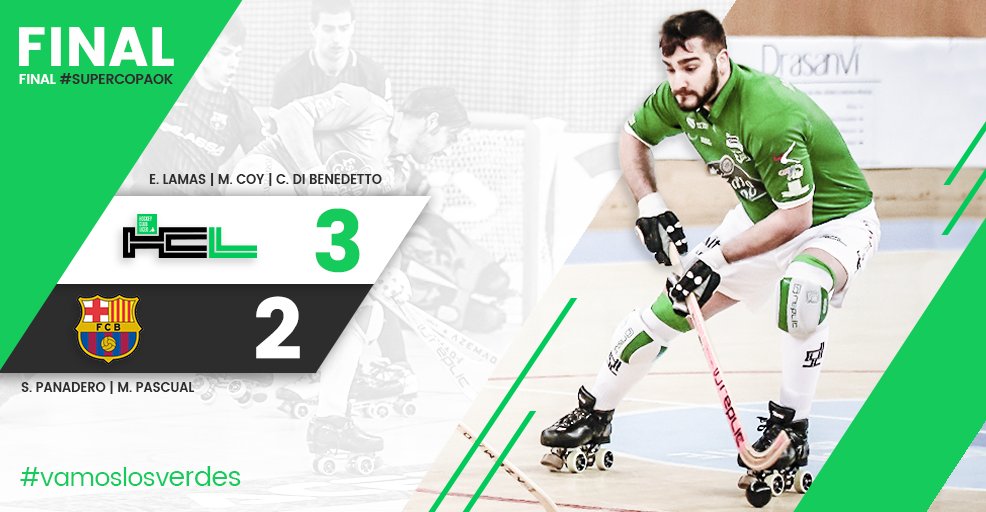 HockeyClubLiceo's tweet photo. ¡¡SUPERCAMPEONES!!

#vamoslosverdes #SupercopaOK https://t.co/yiGCc5PYZP