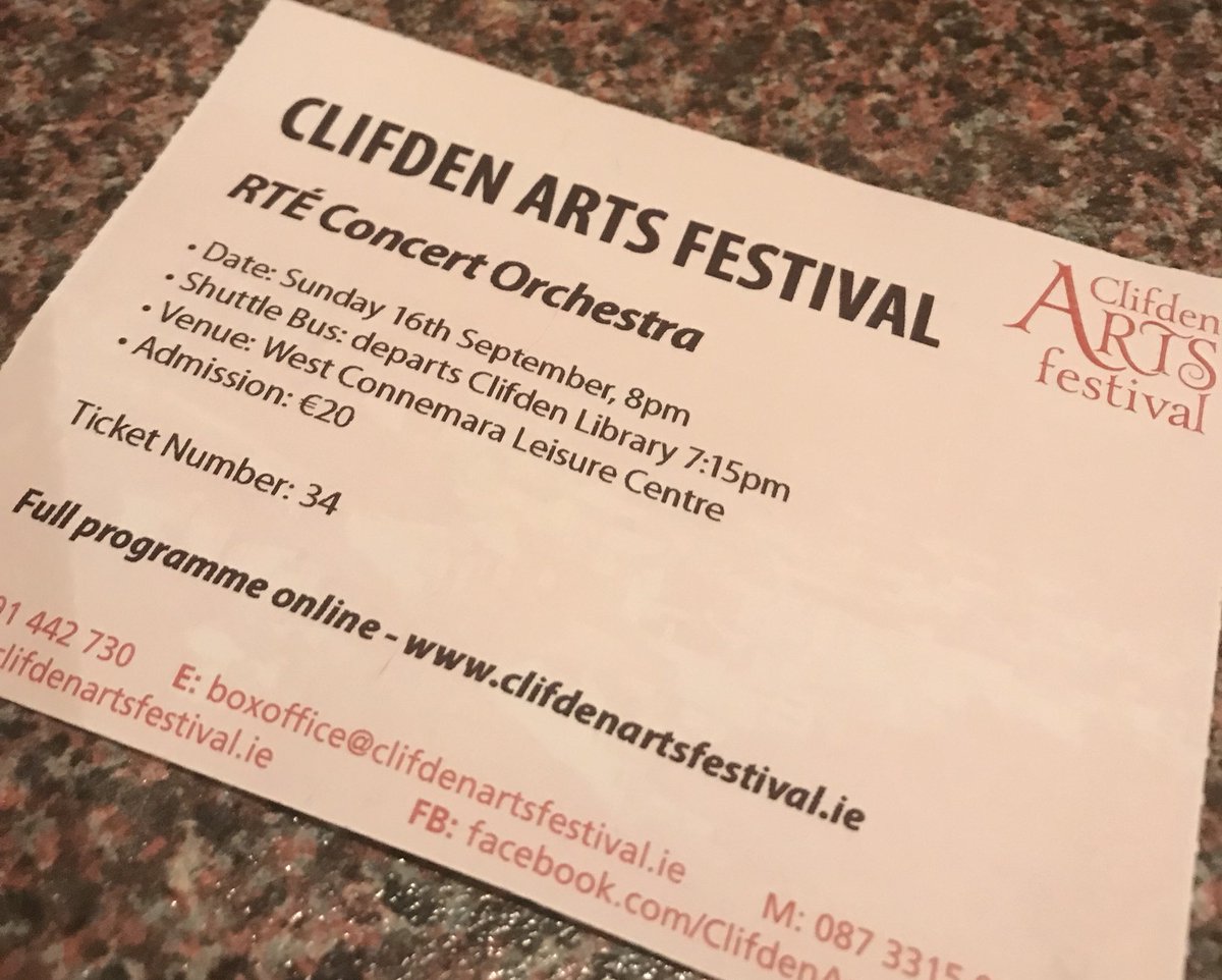 berjeffries's tweet photo. Brilliant evening @clifdenartsfest with @rte_co and #GavanRing https://t.co/WRjoh2bz3L