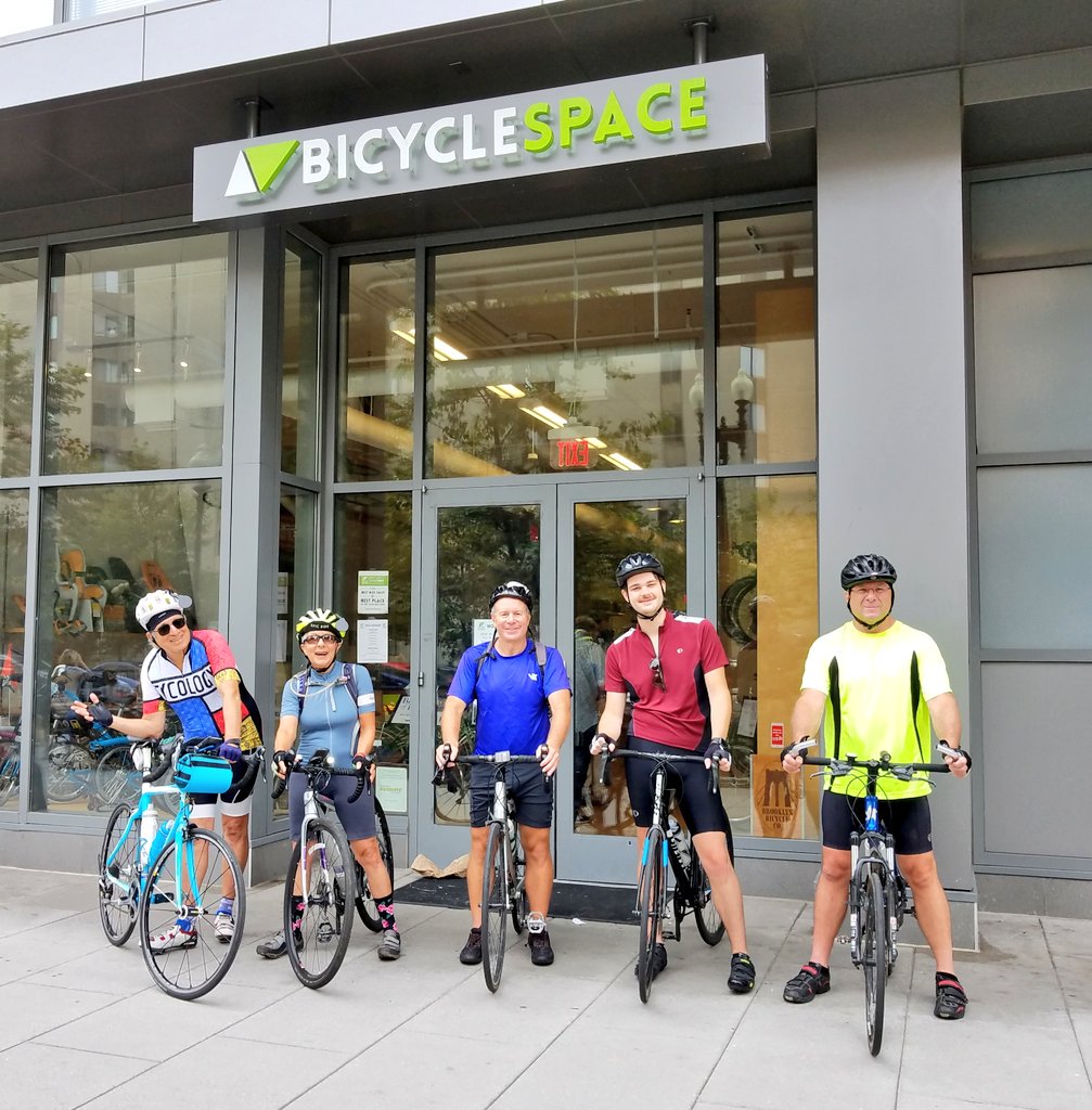 Chris_Roell's tweet photo. Up & down, up & down we did ride some 35 miles in #bikedc on today's @bicyclespace #CityExplorers ride. Just felt like a #OneLessCar kinda ride! #bspacerides #dcloop #bikemd #exploredc #washingtondc #pacecaps https://t.co/kF0ouIhzZb