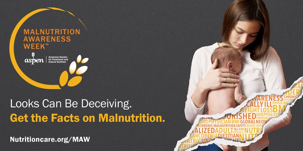 BHNDPG's tweet photo. Looks can be deceiving. Get the facts on malnutrition during Malnutrition Awareness Week, Sept. 24-28, 2018. https://t.co/X5zaTlZvFx #MAW2018 #BHNfamily #RDN https://t.co/BOgnHgiEgZ