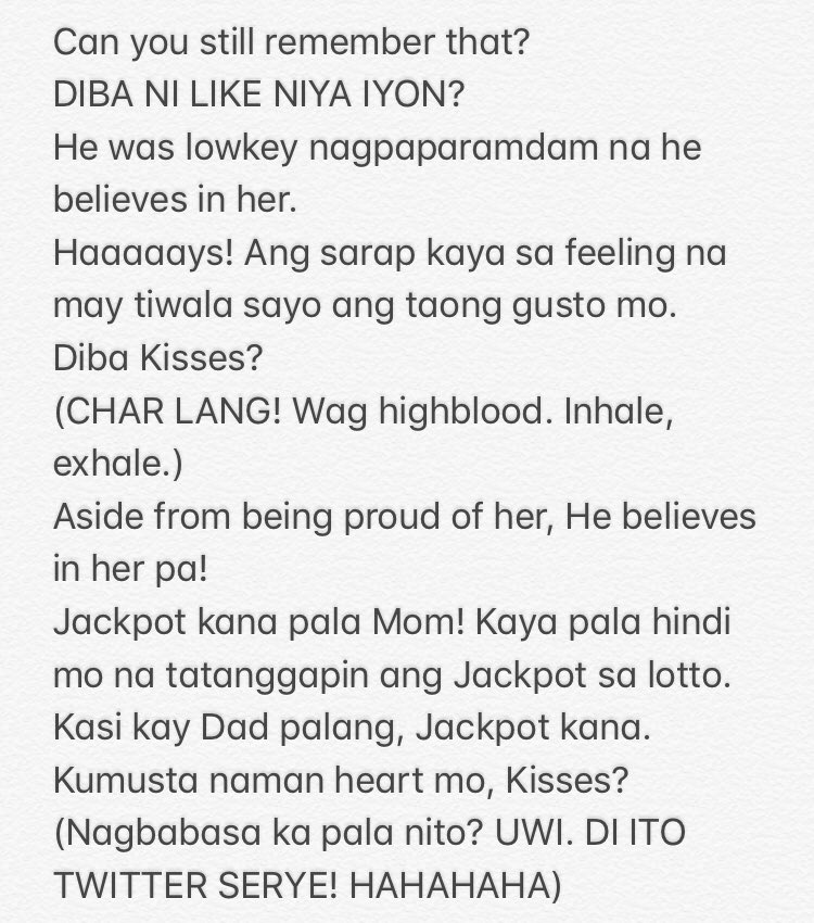 Diba ang isa sa mga foundation ng strong relationships ay TRUST?Speaking of trust may entry ako ngayon hehe. Sana kiligin kayo!(Wag choosy ah! Sapak you want?)Imassage mo muna ulo mo, may pa throwback kasi ito. #PlayHousePlayfulBeginning