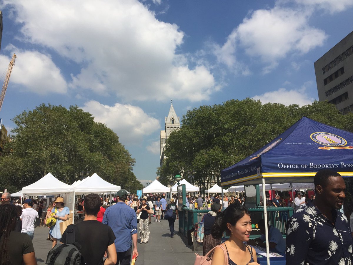 JCurtinVA's tweet photo. Brooklyn Book Fest with all those small and big press vendors searching for new #poetry #shortstories #novels
#BKBF #bkbf18 #Brooklyn https://t.co/EaqnaPgfZh