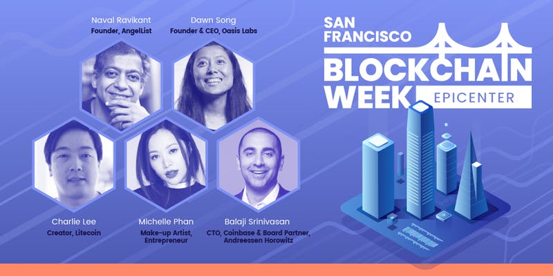 Enter to win 2⃣ free tickets to one of our marquee events – Epicenter 🎯 – on October 8th and 9th! 👉 sfblockchainweek.io/giveaway