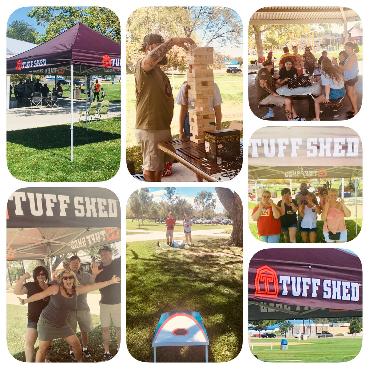 PhillipaTShed's tweet photo. Wonderful @tuffshed #appreciationpicnic #factory20 #Denver #fundaysunday #workhard #funtimes #lovemyjob @tuffshedchris https://t.co/VDdE9NfpID