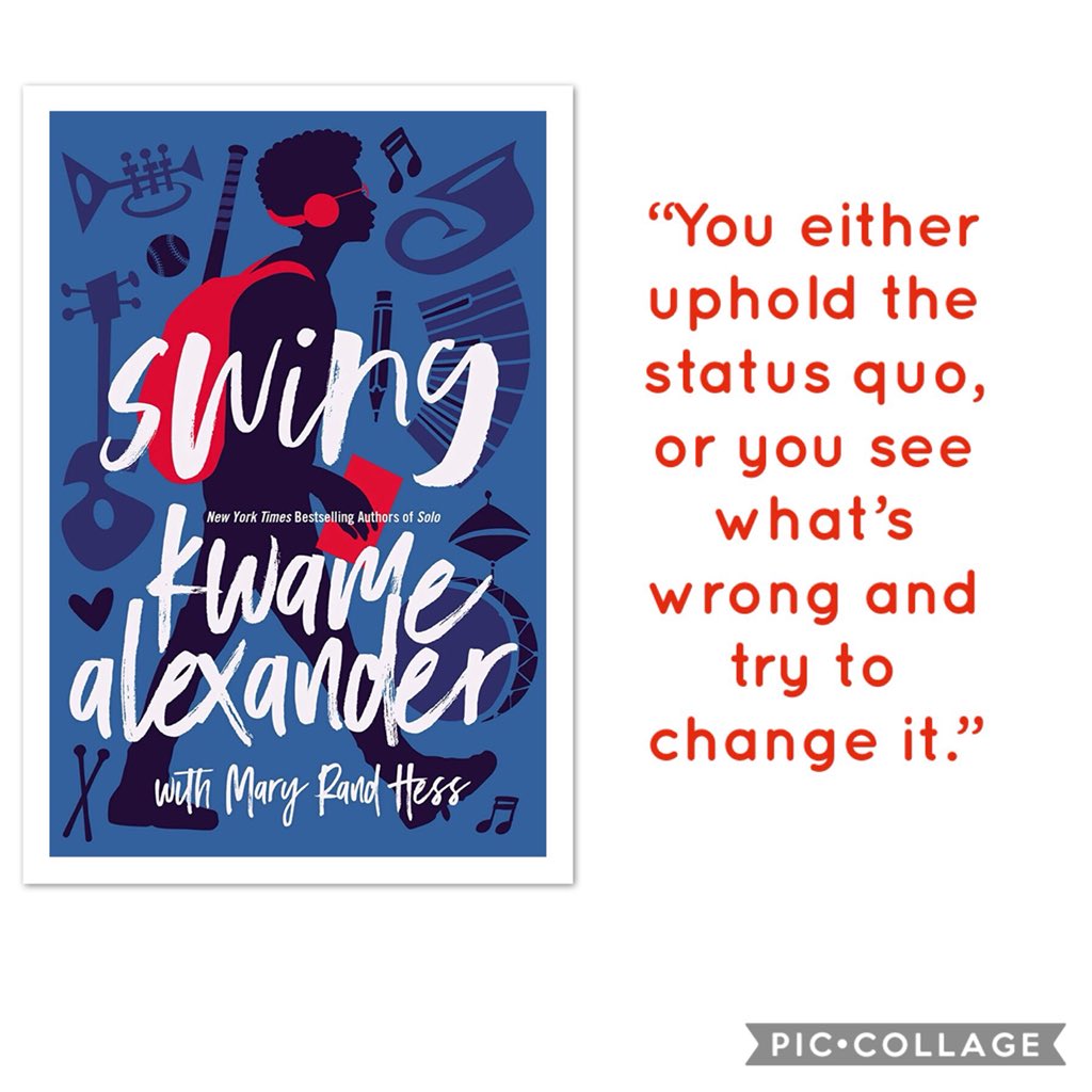 MrsHornick's tweet photo. Words to live by @kwamealexander Preorder your copy today! https://t.co/hEMbCgi8Ml  #BookPosse #SwingBook #SwingLaunchTeam https://t.co/ERxe3AqOL7