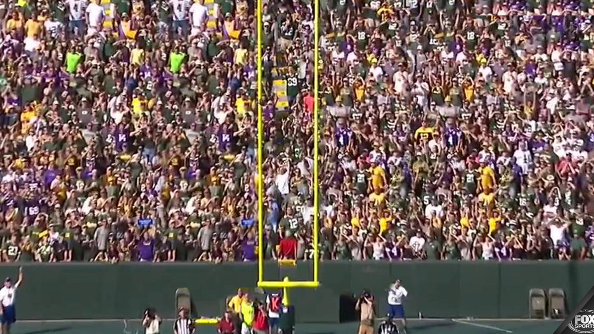 NFLonFOX's tweet image. What kickers see today