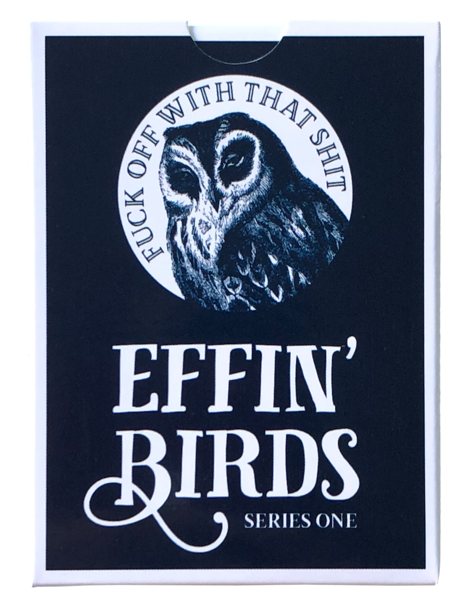 EffinBirds's tweet image. It’s time. 

The Effin’ Birds poker deck is available in extremely limited quantities: effinbirds.com/products/deck-…

Deal your friends in to the joy of Effin’ Birds. 

Plus: worldwide shipping is free for decks of cards, pins, and stickers.