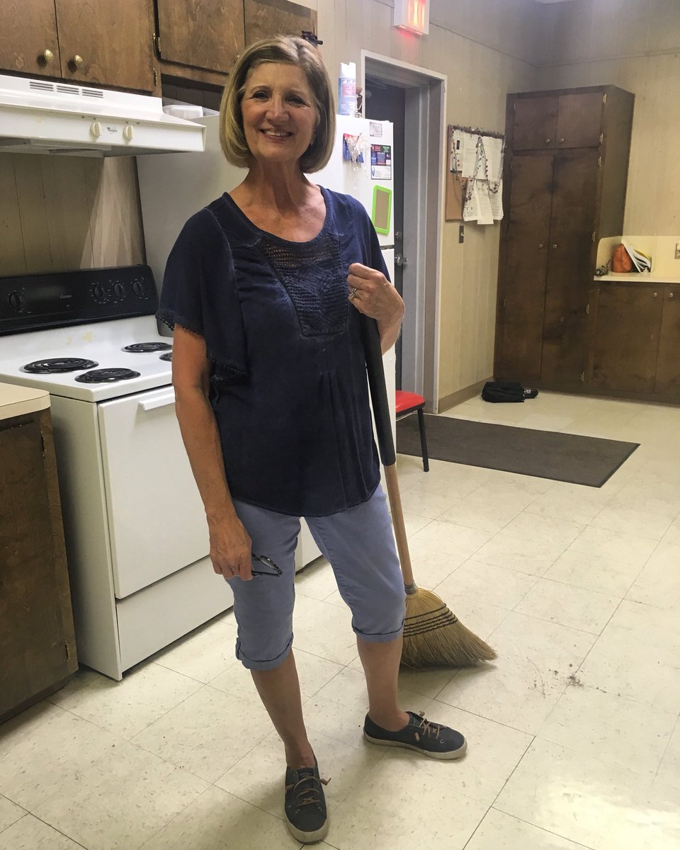 navidadvalleycc's tweet photo. It’s always important to remember those like volunteer Julie Clements who work hard behind the scenes to help make fun days at NVCC possible! 

We’re open Mondays 9-2pm at the Schulenburg VFW post, so join us tomorrow for chair yoga, dominoes, a hot meal, &amp; good conversation😃 https://t.co/JUQXU38ahU