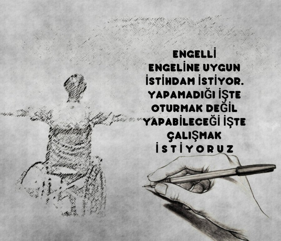 eser_ufuk's tweet photo. @ibrahimer_meb @tcmeb #EngellidenHizmetliOlmaz Kamuda çalışan yardımcı hizmetler sınıfındaki engelliler Genel İdare Hizmetleri Sınıfına sınavsız geçiş hakkı istiyor. @ziyaselcuk https://t.co/fi5wzLD2sf https://t.co/ibuRcN6zz0