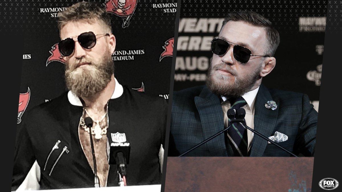 FOXSports's tweet image. Who wore it better?
- @Buccaneers QB Ryan Fitzpatrick
- @TheNotoriousMMA