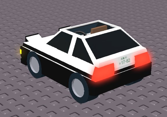 Bluethunder189 Blacklivesmatter On Twitter I Made A Toyota Ea86 For The Fans Of Initial D Robloxdev Roblox Rbxdev - initial d roblox