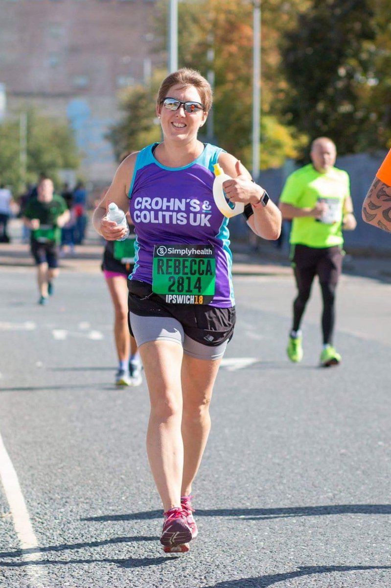 mrsbear83's tweet photo. 1st half marathon! After being so ill with Crohn's I never thought today would be possible. #emotional #greateastrun @CrohnsColitisFR https://t.co/Y5rnJDDHnT
