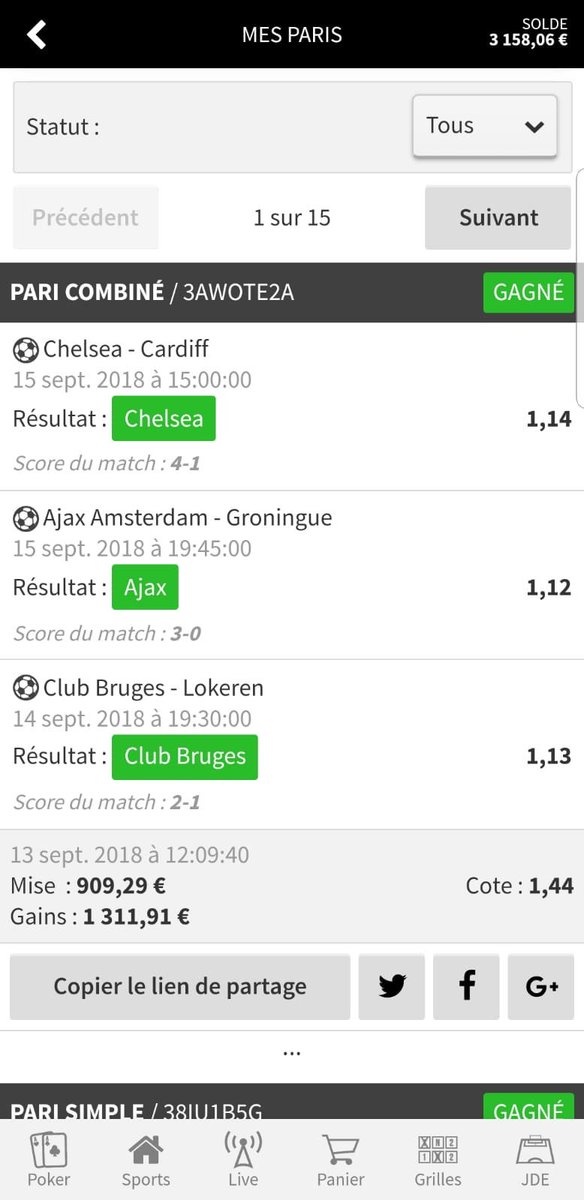 pronofootixFR's tweet photo. Pour le premier pronostic de la saison, Pronofootix fait un sans fautes !! C’est pas du pari au feeling, c’est basé sur l’algorithme, ce sont les chiffres qui parlent !! RDV sur mon site pour en savoir plus !! https://t.co/bBYpPCMdJW

#Winamax #Betclic #netbet #prono #Parionsport https://t.co/SQt46H9Ujv