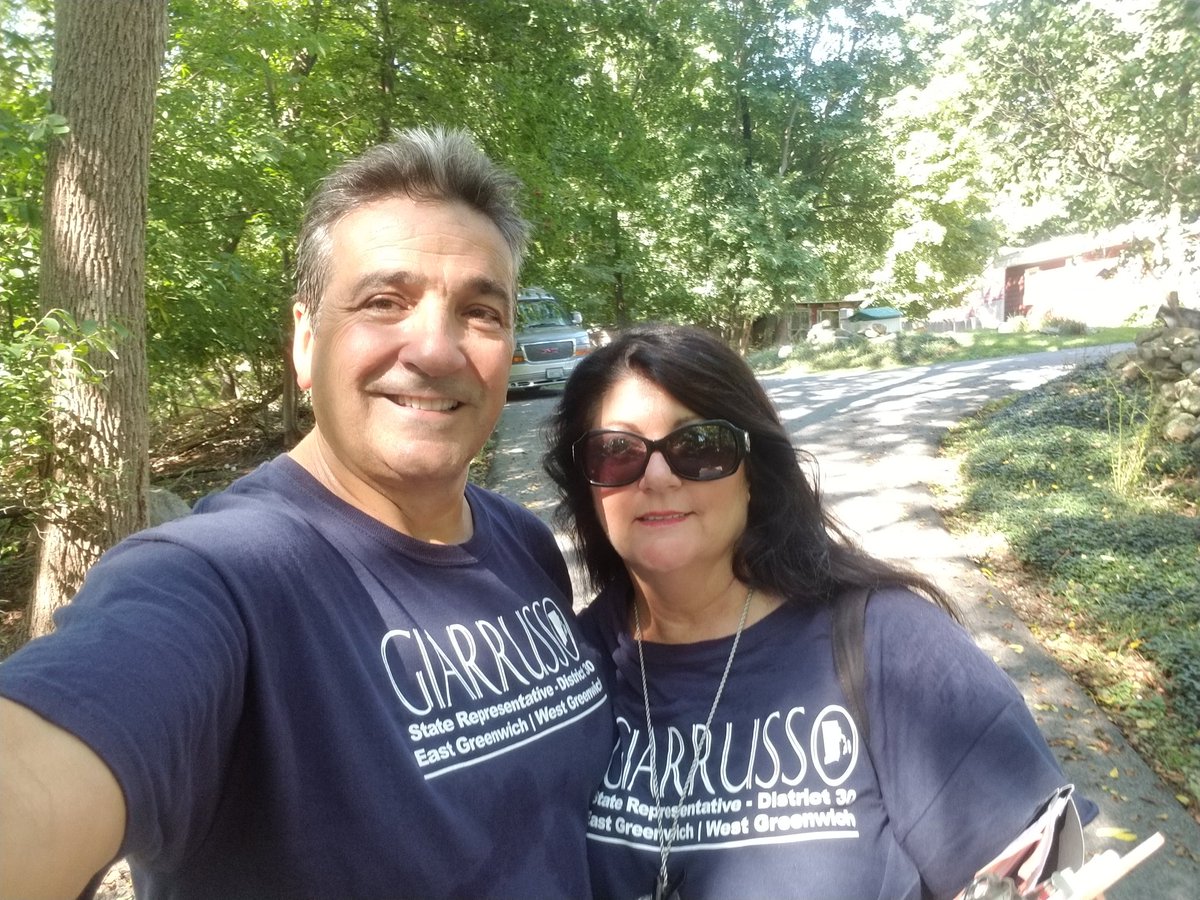 Giarrusso30's tweet photo. What a great day campaigning with my beautiful wife and love of my life @janetgia followed by a beautiful ride with my pride and joy James. It doesn't get better than this. #IloveRI https://t.co/jopMTrtWwl