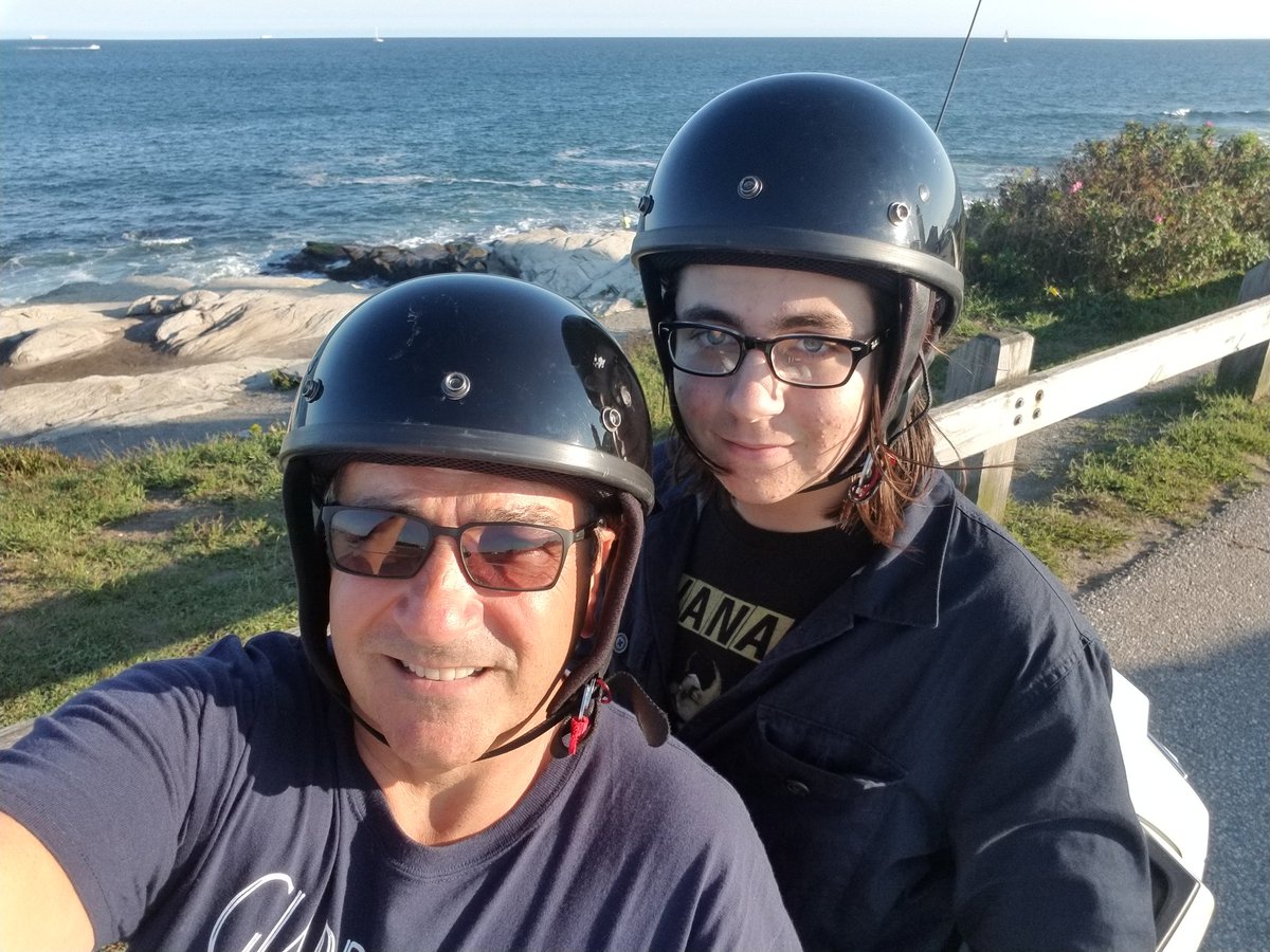 Giarrusso30's tweet photo. What a great day campaigning with my beautiful wife and love of my life @janetgia followed by a beautiful ride with my pride and joy James. It doesn't get better than this. #IloveRI https://t.co/jopMTrtWwl