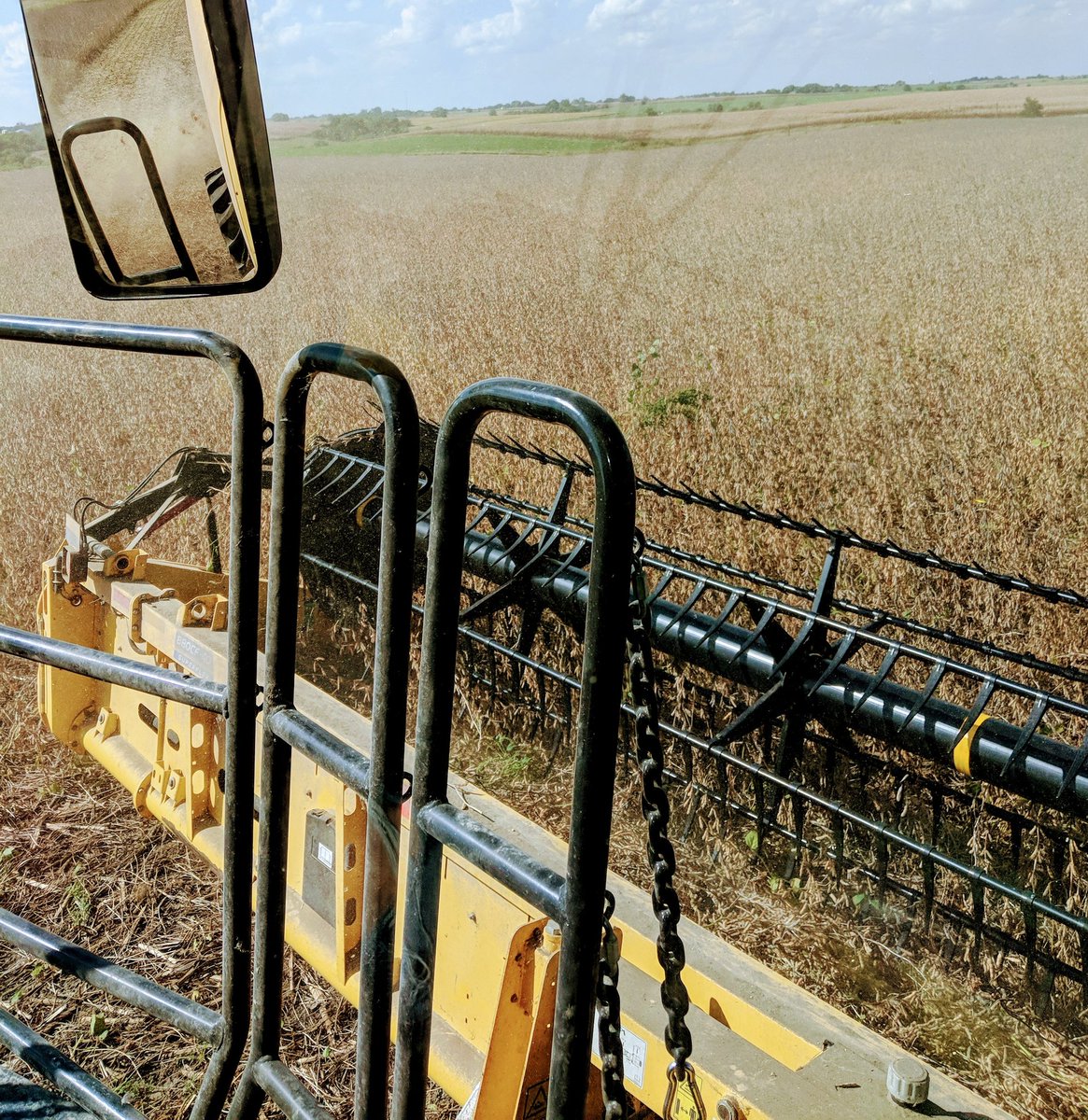The best time of the year... everyone still has patience and optimism and the moisture is on point 👍 #Harvest18 #soybeans