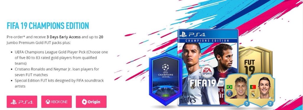 OzTraderFUT's tweet image. ⚡️👇GIVEAWAY👇⚡️

🔥Prize - FIFA 19 Ultimate Edition (Any Console) OR $100 MSP/PSN Codes🔥

👇Rules👇
- Follow @OzTraderFUT 
- Retweet this tweet
- Comment why you would love to win this giveaway (Best comment wins)
- Like this tweet

💯Announced on 22/09/18💯

#OzTrader