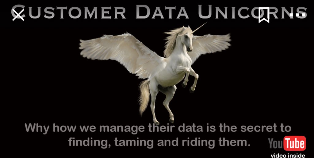 DatabilityWorld's tweet image. #customerdataunicorns 🦄 everywhere, my latest video and link to article youtu.be/axIyvCG48Rw