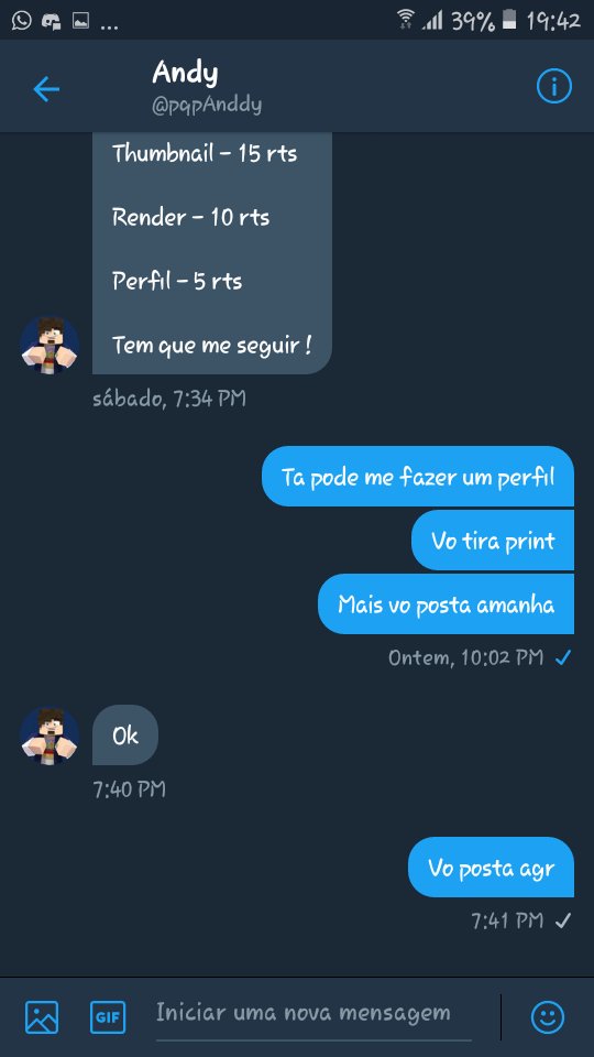 5 Rt pro @pqpAnddy  me fazer um perfil