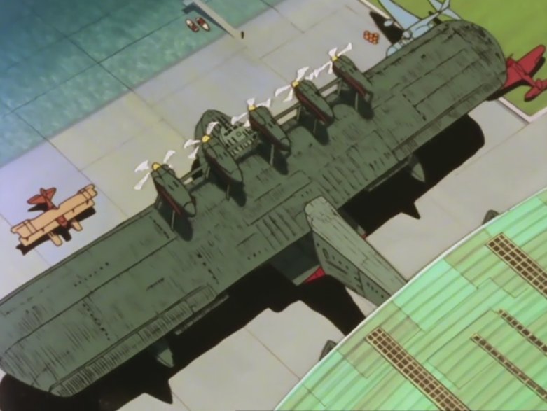 Dans l'épisode 145, on reconnaît facilement la patte de Miyazaki puisque la thématique centrale de l'épisode est l'aviation. Les détails accordés aux décors et la fluidité de l'animation (notamment lors des dogfights) font de cet épisode de Lupin III un classique intemporel.