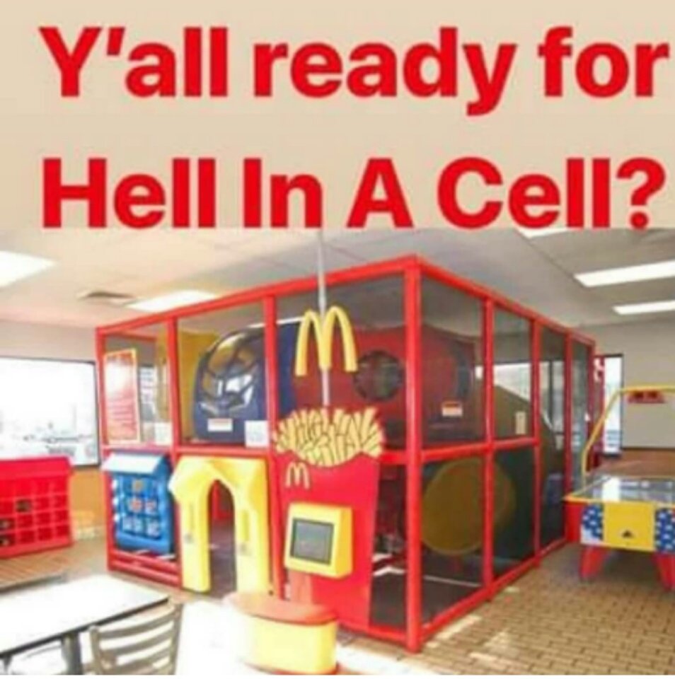 Buffalo_Phill's tweet photo. #wwe #hellincell @WWE #HellInACell2018 #HIACAB #WWEHIAC #HIAC #wwe https://t.co/lKiDHnhmk2