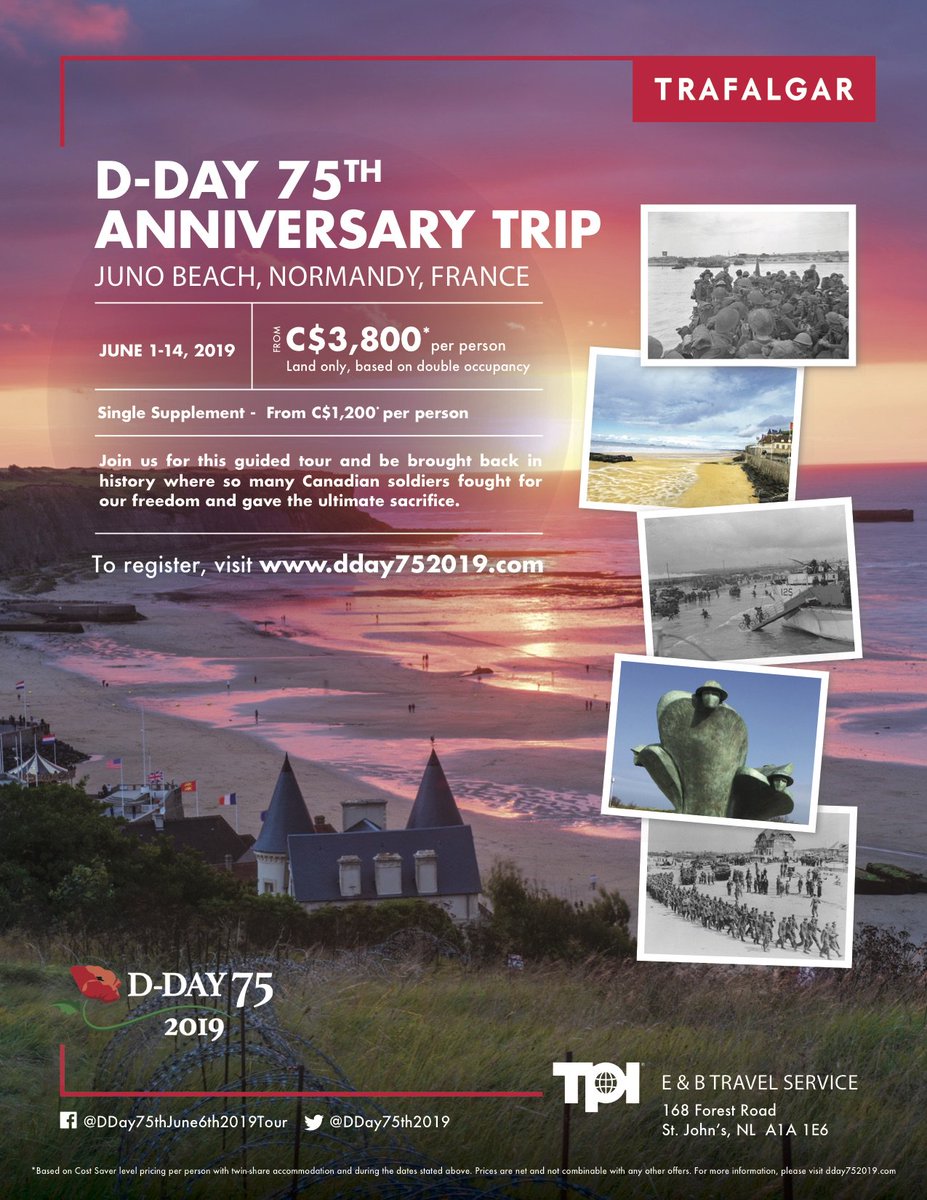 DDAY75th2019's tweet photo. Please go to https://t.co/gwe6C3QUoX register or to contact a representative in your province.
CBC News CTV News Global News CBC Newfoundland and Labrador CTV Atlantic News CTV Edmonton CTV Vancouver @TRONTOSUN
https://t.co/WbEkr8gFPT https://t.co/SZgWtvswaa
