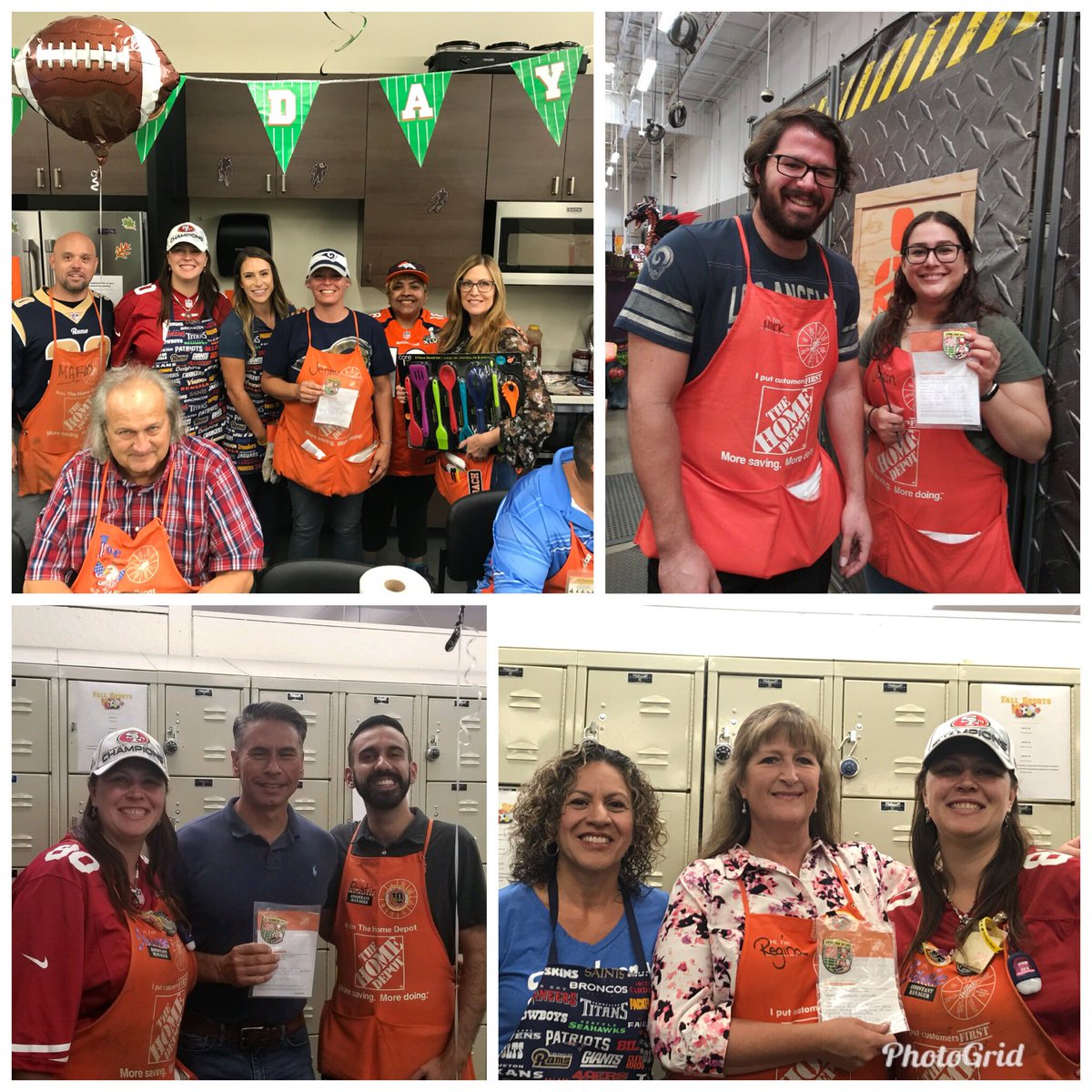 Brea1072's tweet photo. Joseph D27, Jenny D28, Regina D29 and Susan D31 being acknowledged by leadership for their outstanding customer service and contagious smile they give to each and every person they come in contact with. #SuccessSharing #ServiceShowDown @NotoKara @Allen83hd @Haydnchilcott https://t.co/b5It8SQHrC