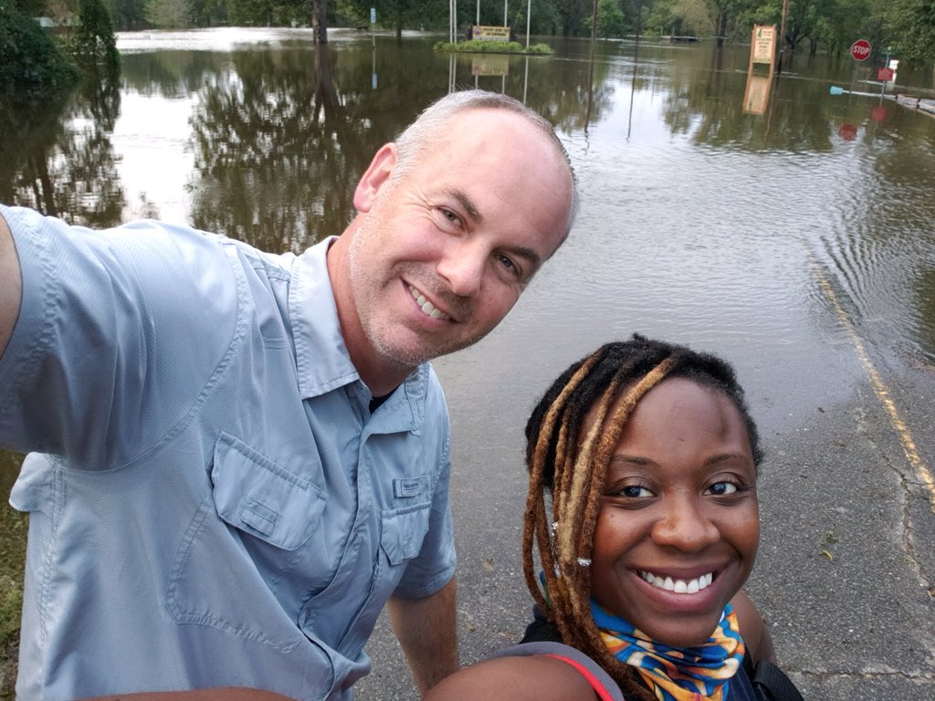 bforte22's tweet photo. Look who made their way down to #NC B found B Day 1 #BethBrown @nbcwashington https://t.co/s9wBjD8VAc