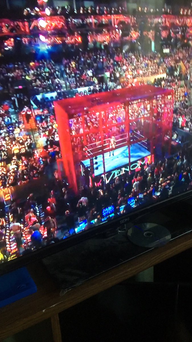 oneforce156's tweet photo. @TheJimCornette @GreatBrianLast 
Jim as hell in a cell is your brain child what do you think about the red hell in a cell looks cool but what are your thoughts.
#CultOfCornette https://t.co/NWflfJCIuD