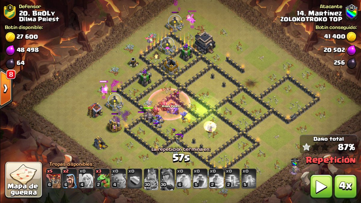 _MartinezCoC_'s tweet photo. Op zk 🙈 3/4 en th9 y 1/2 en th10 @ereborcoc1 y @MrFlipi_coc voy por vosotros bbs 💕 https://t.co/tkp8RUcIW8