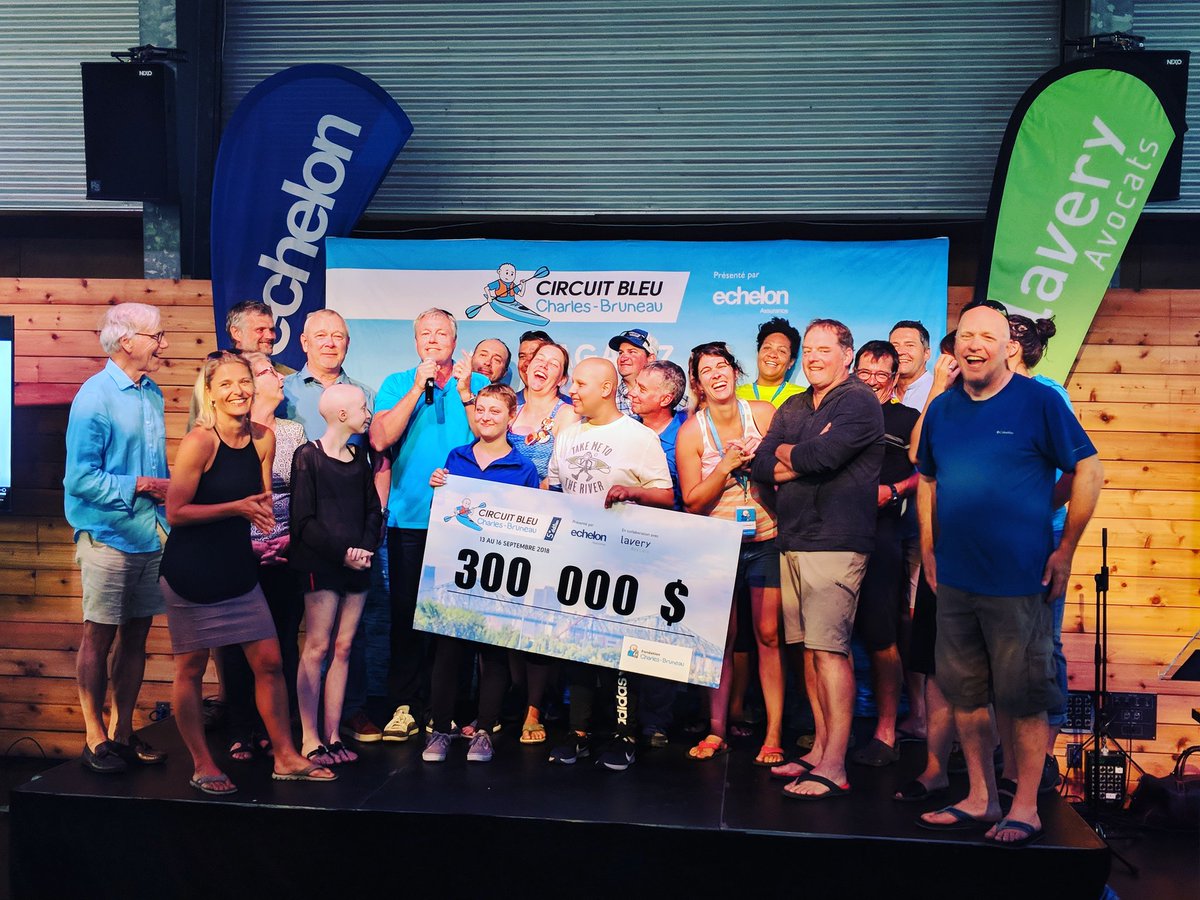 300 000 $!💙 Merci à tous nos héros, porte-paroles, bénévoles, partenaires dont notre présentateur, Échelon Assurance et notre collaborateur, <a href="/LaveryAvocats/">Lavery</a>. Merci à nos donateurs, grâce à vous, nous avons fracassé notre objectif financier!

#circuitbleucb #enfancesanscancer
