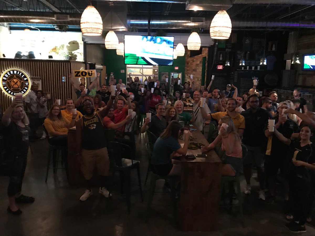 Trops had quite the Mizzou cheering section last night!  MIZZOU-RAH!!