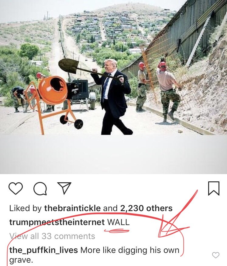thepuffkinlives's tweet photo. Wall, finally!? Ummm no. Lately- working on that 6 foot hole. Which isn’t deep enough.... https://t.co/nvgOU9oQeH