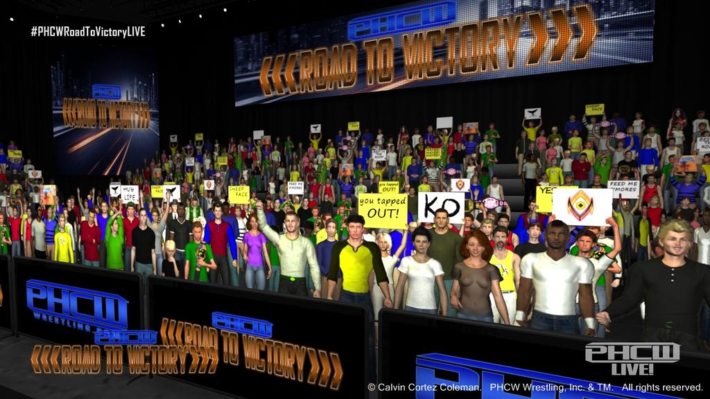CalvinCColeman's tweet photo. PHCW Wrestling presents.... Road to Victory Arena Concept HD.

#PHCW #PHCWWrestling #PowerhouseChampionshipWrestling #PHCWRoadtoVictory #RoadToVictory #wrestlingstages #professionalwrestling #prowrestling #wrestling #cawrestling #conceptart #caw #daz3d #dazstudiopro https://t.co/Ux5xHV2VnU
