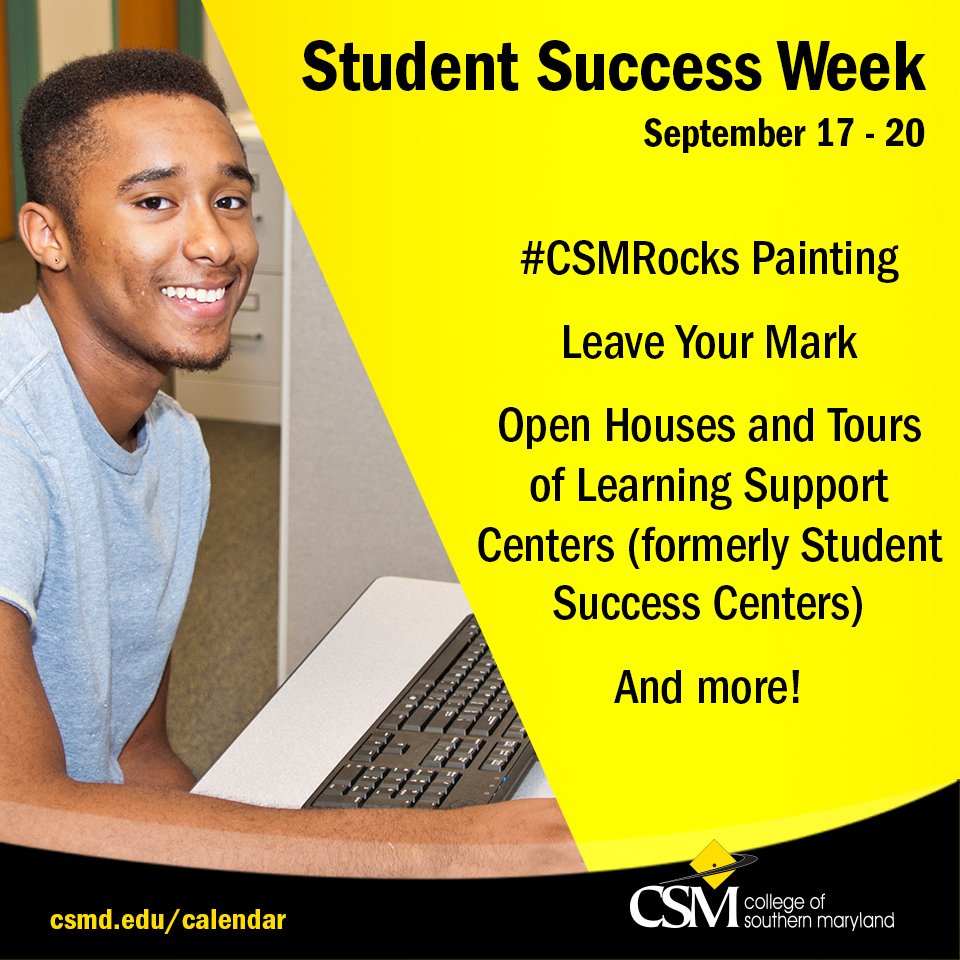 Csm60th College Of Southern Maryland Calendar