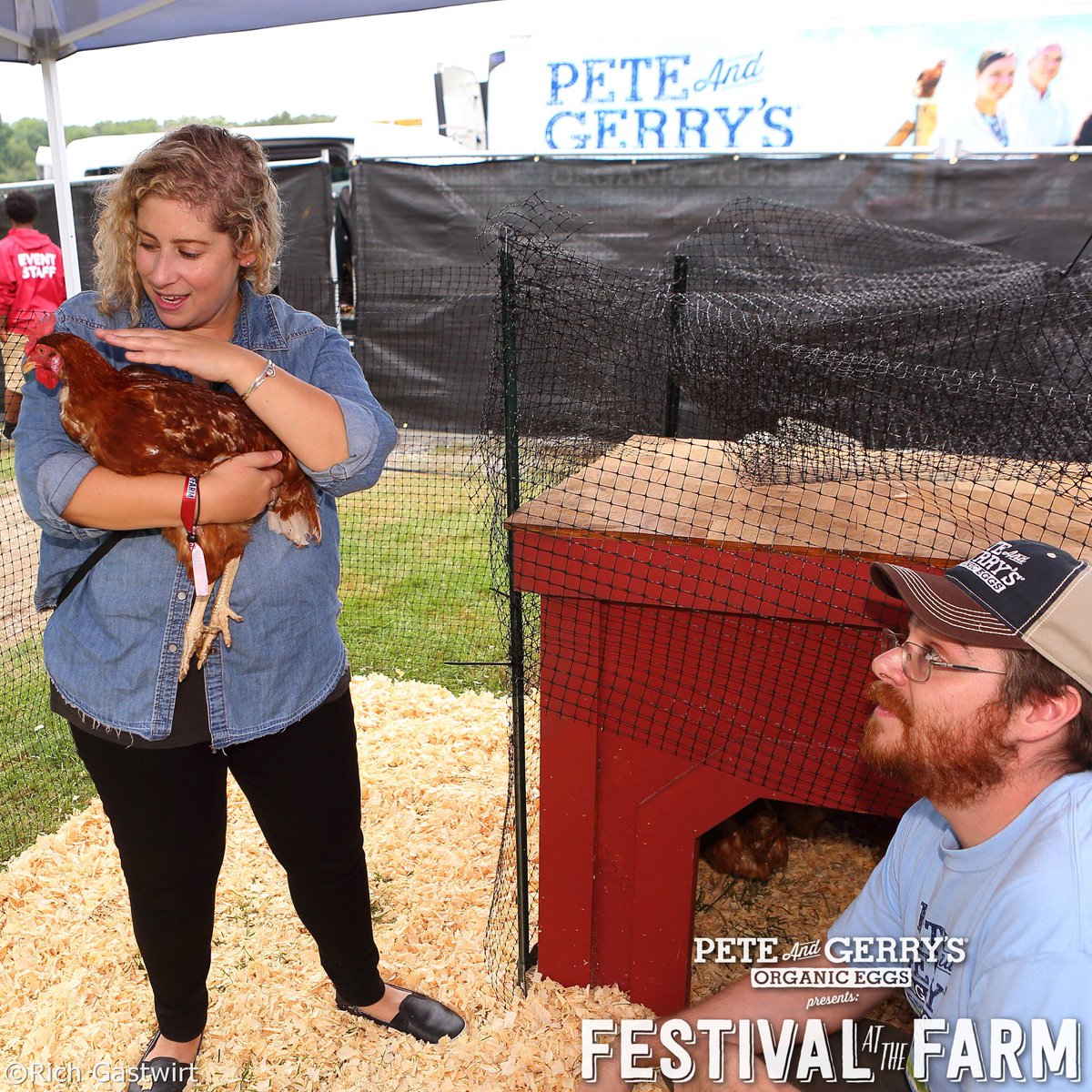 Did you get to visit <a href="/peteandgerrys/">Pete & Gerry's</a> hens and learn all about their free range eggs? We are so thankful to have had them on sight this weekend, Festival at the Farm wouldn’t be possible without them! Now, get ready for <a href="/dawestheband/">Dawes</a>!