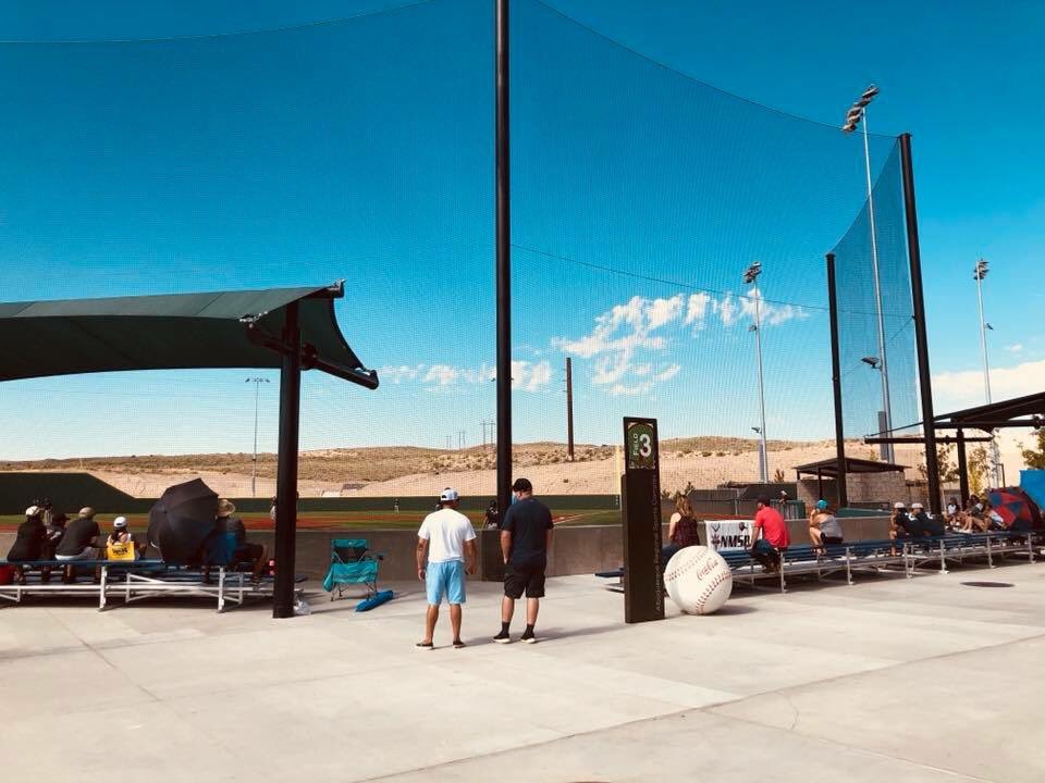 nmsbbaseballabq's tweet photo. The 1st Annual Best of the West Albuquerque Showcase was a success!  Bringing in 12 pro scouts and over 15 college recruiters.  Time to get ready for the 4th Annual Best of the West Tucson at The University of Arizona ⚾️🌵☀️ 9/21-23 https://t.co/eYgMXwMZWe