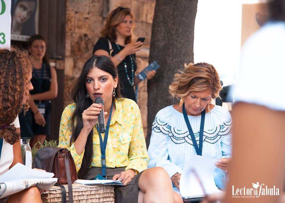 lucisol8's tweet photo. .@Assointerpreti #Puglia At work with #NouhaBelaid @LectorFestival #Conversano #LinF18 https://t.co/Ny5YMOzQUJ